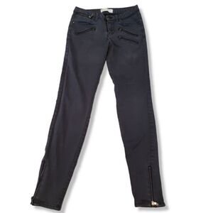 Zara Jeans Size 4 Z1975 Zara Basic Dept Denim Skinny Jeans Low Rise Ankle Zip